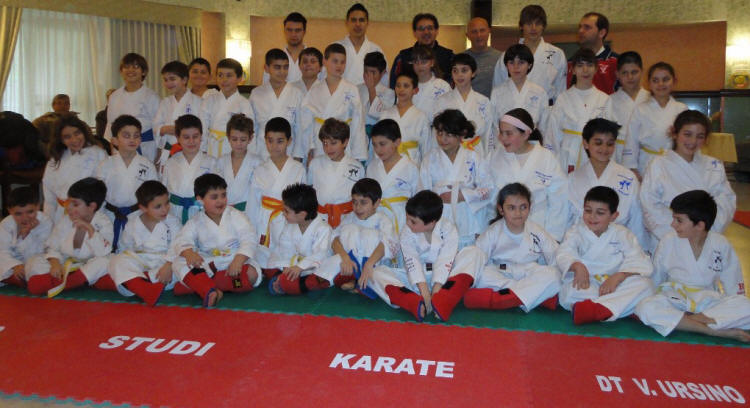 il Team giovanile del CENTRO STUDI KARATE