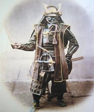 Samurai in armi (circa 1860)