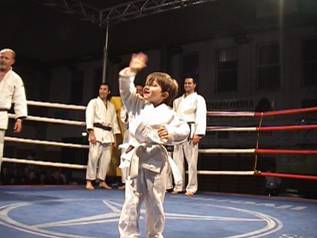 esibizione di judo