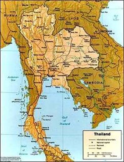 Thai map