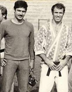Roberto Fragale con Bill Wallace