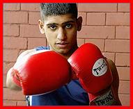At the age of 8 Amir got into boxing after watching Muhammad Ali fight on TV